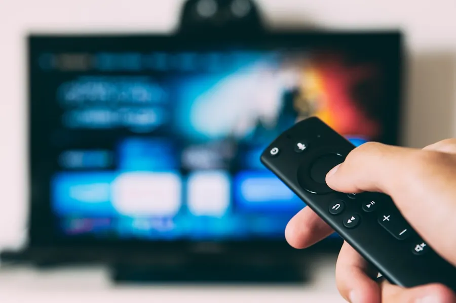 4K television screen showing sharp picture quality